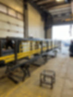 Shutdown ladder and cage