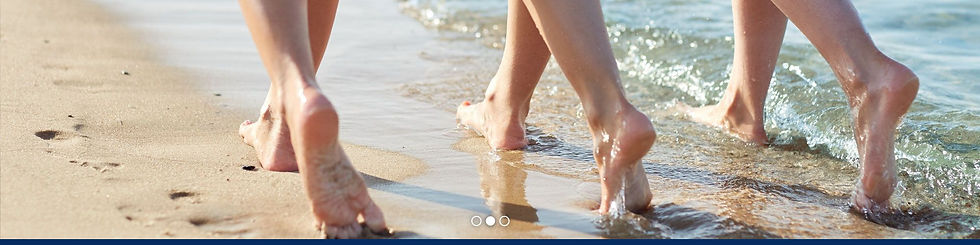 feet on beach