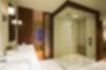 Frameless glass door