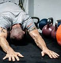 a person working out