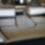cream with red seats