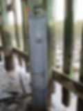 wooden pole