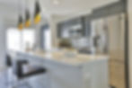 Transformed kitchen interior view