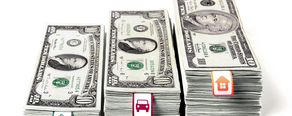 collection of 10 dollar currency