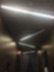 Zig-zag lighting.