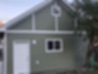 Green room with windows