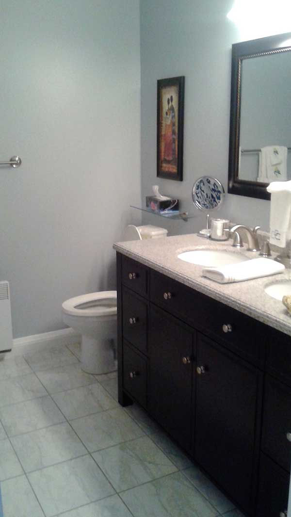 renovated bathroom
