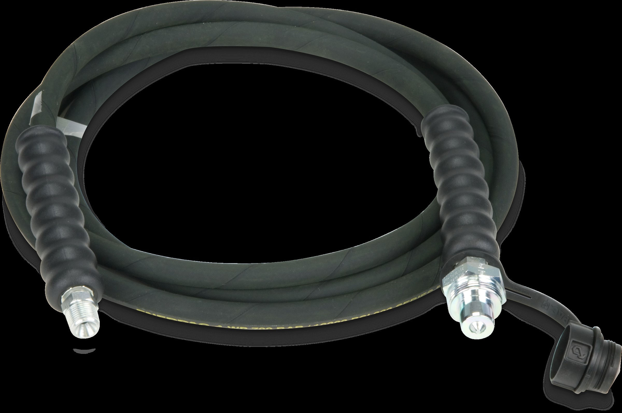 Enerpac HC9210 10' Rubber Hose .25" I.D. 3/8" MNPTF x CH-604 Coupler