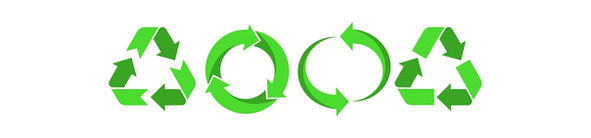 Recycling logos