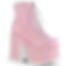 Pink colour high heel boot