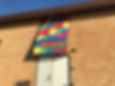 Multi colored awnings