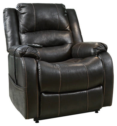 Thumbnail: Yandel Powerlift Recliner in Black By Ashley Signature