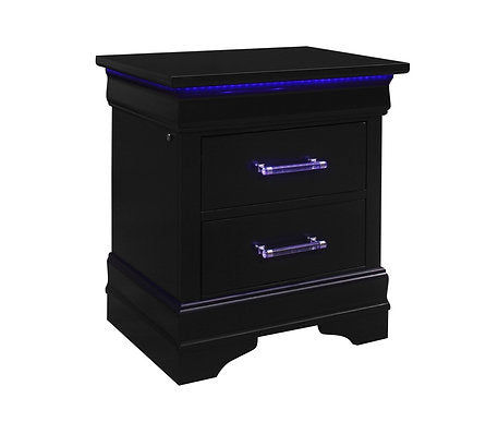 Thumbnail: Isabella Modern Day Louis Philipe Black Double Bedroom Set