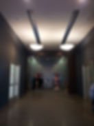 front view of a hallway