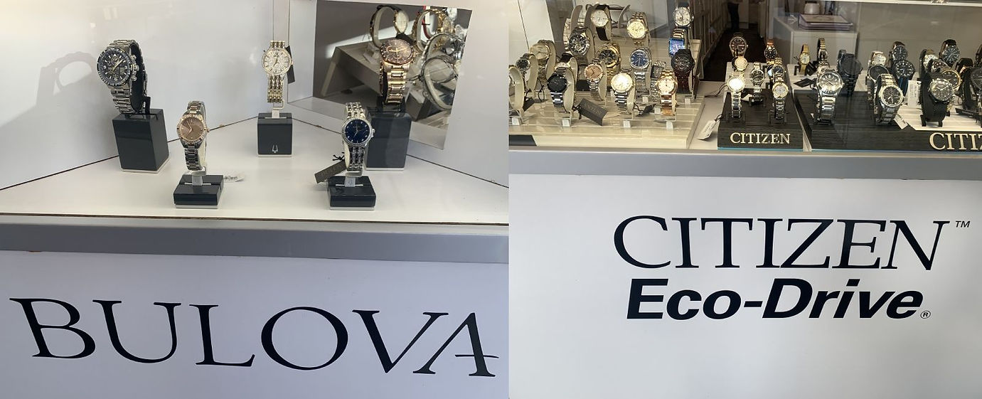 bulova and citizen watches