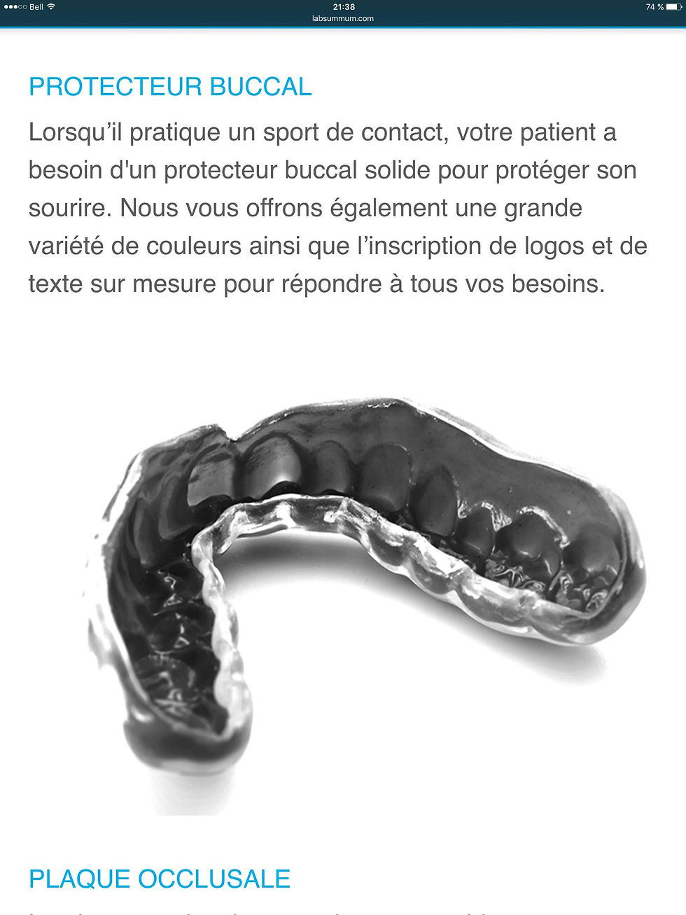protecteur bucal
