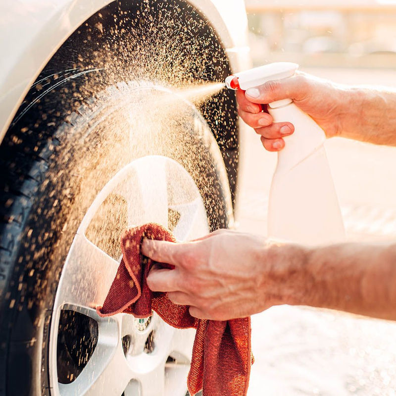 Car detailing at Western Pride