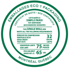 Timbre de classe de boîte Eco1