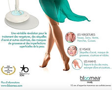 Bloomea Paris : Soin vergetures, cicatrices, rides. Exfoliation, stimulation et luminothérapie pour des résultats visibles.