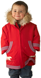 Red color boy jacket
