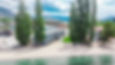 view of the lake outside building