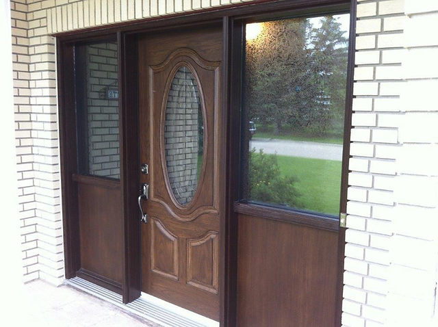 Brown door