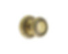 Rope Brass knob with Rope rosette in French Antique finish
