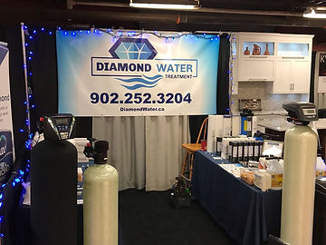 A view of Diamond Water Treatment Service Ltd product display
