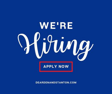 We Are Hiring