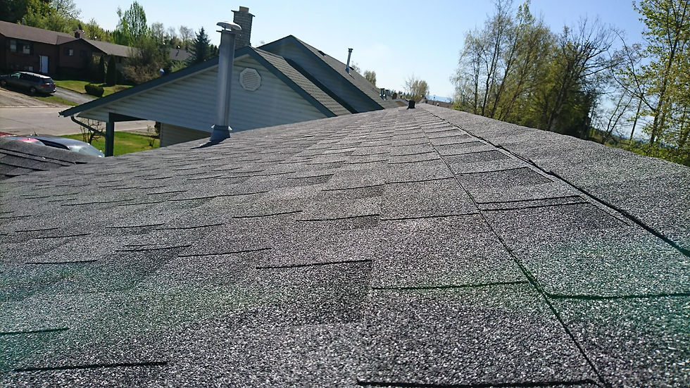 Close up of a roof