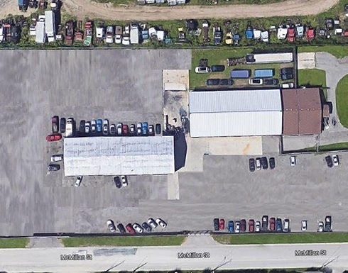 impound yard from top