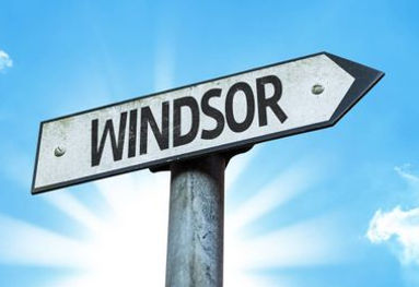 Windsor direction sign