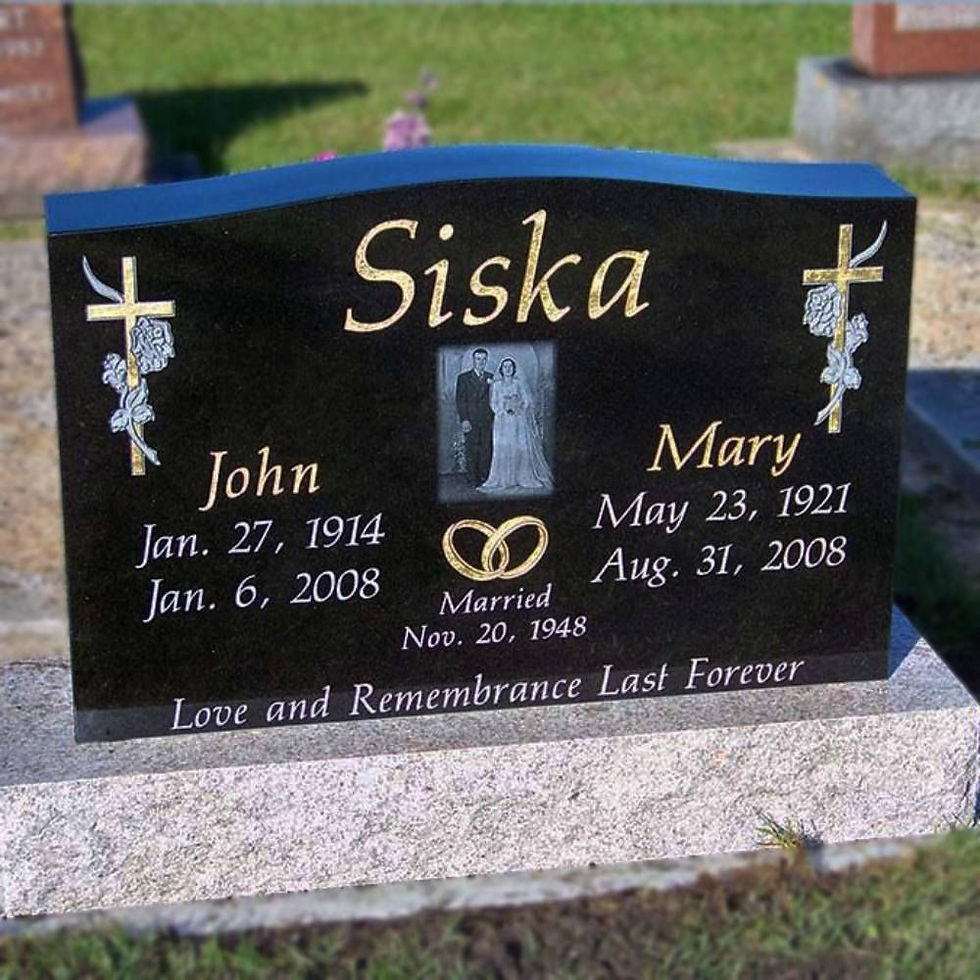 Siska memorial stone
