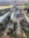 lying poles