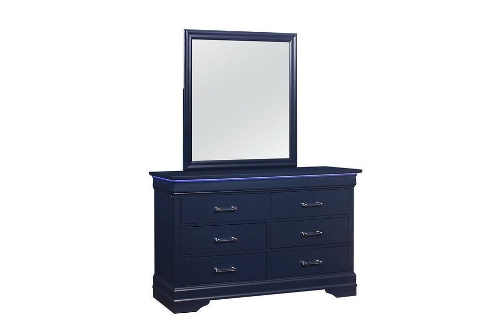 Thumbnail: Hazel Double 7 Piece Black Sleigh Bedroom Set