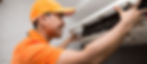 Man installing AC