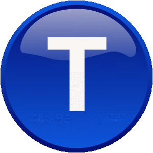 T icon