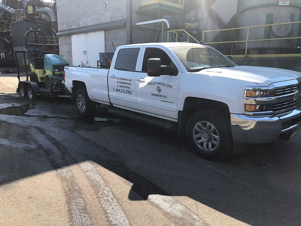 side view of a pickup truck