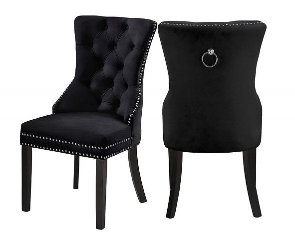 Thumbnail: Trinity Creme Velvet Dining Chair Set of 2 $289.99 Each