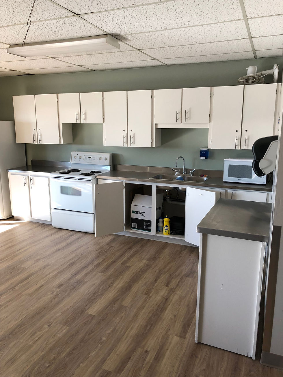 modern kitchen after painting