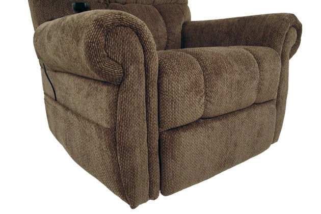Thumbnail: Ernestine Powerlift Recliner In Truffle By Ashley Signature