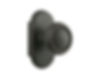 Rope Brass knob with rosette in Oil Rubbed Bronze finish