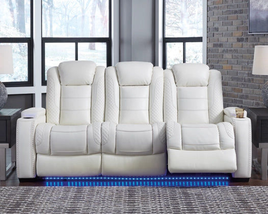 Thumbnail: Party Time Sofa, Loveseat and Recliner White