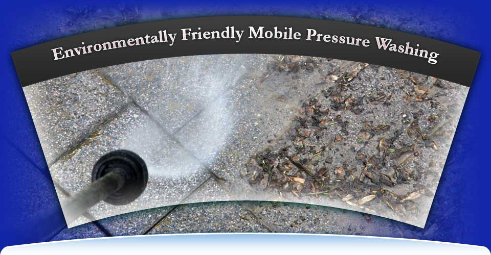 Environmentally Friendly Mobile Pressure Washing - Power washing sidewalk