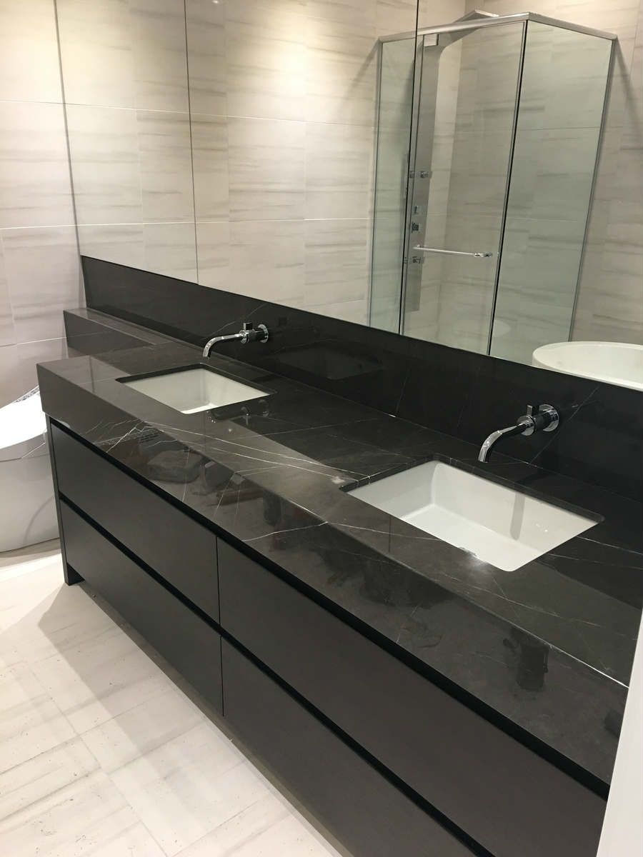 Bathroom sink wash