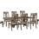 Thumbnail: Wyndahl Dining Table and 8 Chairs by Ashley Signature