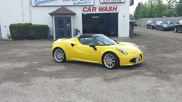 Yellow car