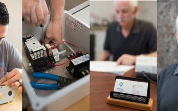Technician working