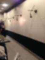 painting at the walls
