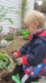 Kid in Gardening